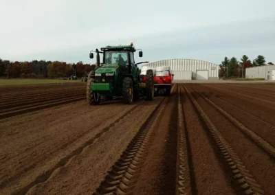 Implement Steering on Potato Planter